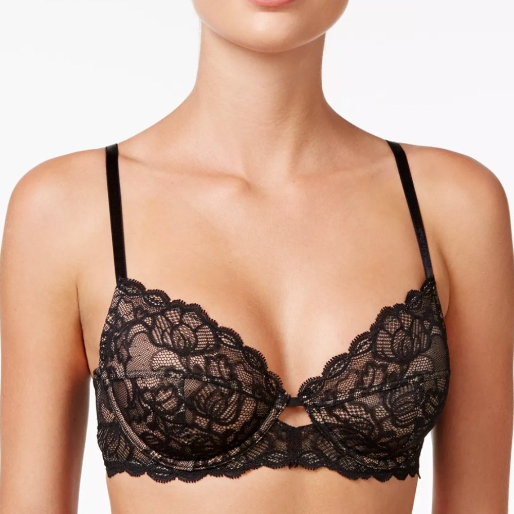 Calvin Klein Seductive Comfort With Lace Full Coverage Bra